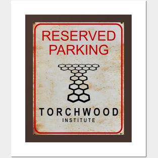 Reserved Parking Torchwood Institute Posters and Art